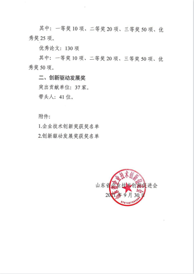 山東省企業(yè)技術創(chuàng)新促進文件2